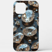 Diamond iPhone Case ziet eruit als echte diamanten (Achterkant)