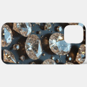 Diamond iPhone Case ziet eruit als echte diamanten (Achterkant / Rechts)