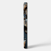 Diamond iPhone Case ziet eruit als echte diamanten (Achterkant / Links)