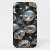 Diamond iPhone Case ziet eruit als echte diamanten (Achterkant)