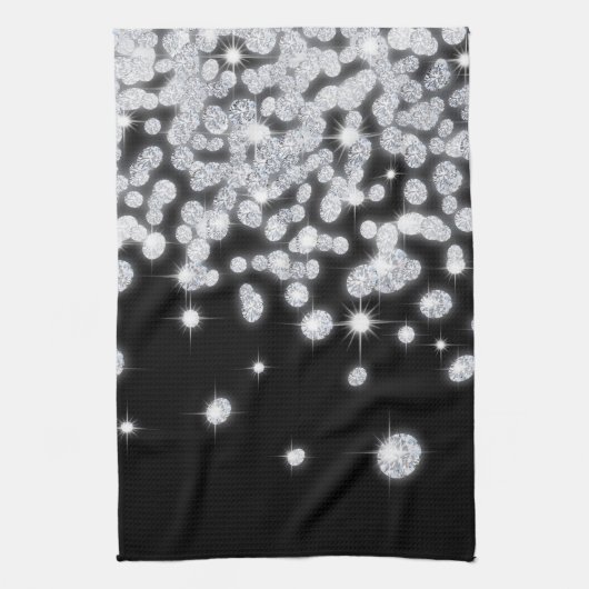 Diamond Jewels Glitz Kitchen Dish Towel Theedoek (Verticaal)