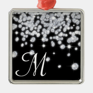 Diamond Jewels Jewelry Monogram Initiaal Ornament