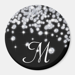 Diamond Jewels Sieraden Monogram Initiaal Magnet Magneet