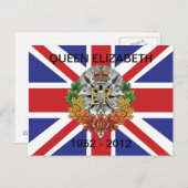 Diamond Jubilee 2012 60e Jubileum Briefkaarten (Voorkant / Achterkant)