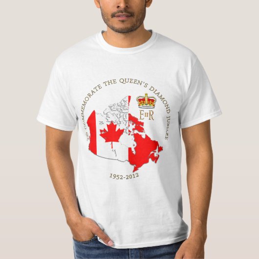 Diamond Jubilee Canada T-shirt (Voorkant)