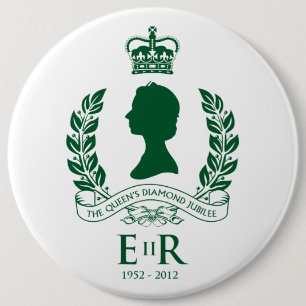 Diamond Jubilee Herdenking Button