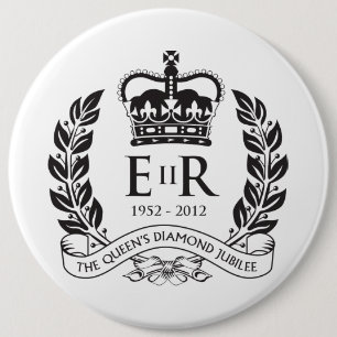 Diamond Jubilee Herdenking Button