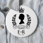 Diamond Jubilee Herdenking Button (In situ)