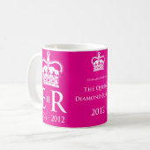 Diamond Jubilee Herdenking Mok (Voorkant links)