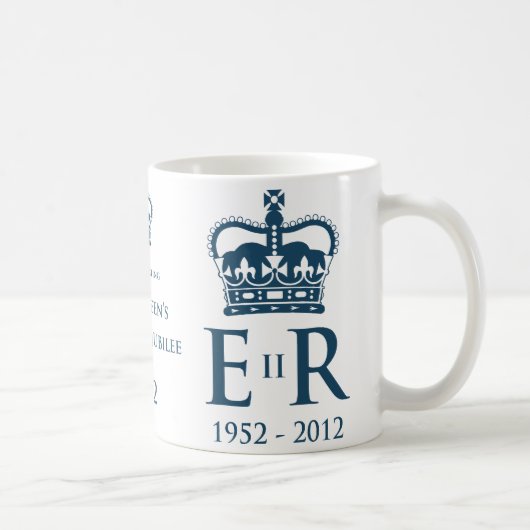 Diamond Jubilee Herdenking Mok (Rechts)