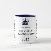 Diamond Jubilee Herdenking Mok (Midden)