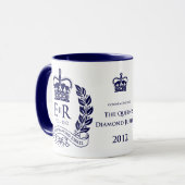 Diamond Jubilee Herdenking Mok (Voorkant links)