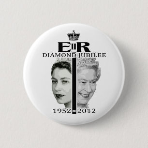 Diamond Jubilee Ronde Button 5,7 Cm