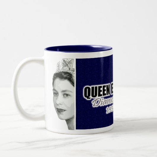 Diamond Jubilee Tweekleurige Koffiemok (Links)