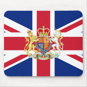 Diamond Jubilee Union Flag and Royal Crest Muismat
