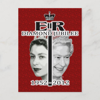 Diamond Jubliee-Briefkaart Briefkaart