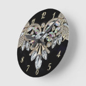 Diamond ketting ronde klok (Hoek)