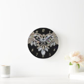 Diamond ketting ronde klok (Huis)