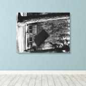 Diamond Lake, oregon Cabin Uitzicht Foto Canvas Afdruk (Insitu (Houten vloer))