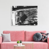 Diamond Lake, oregon Cabin Uitzicht Foto Canvas Afdruk (Insitu (Woonkamer))