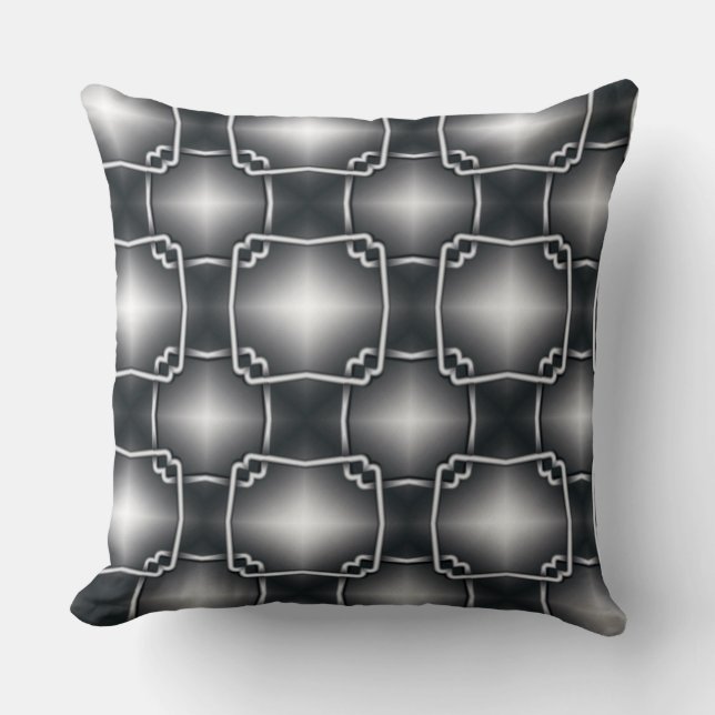Diamond Light Wire Lijst Pattern Sierkussen (Voorkant)