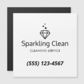 Diamond Logo House Cleaning Service (Voorkant / Achterkant)