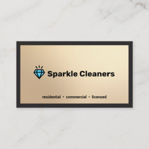 Diamond Logo Housekeeping Service Visitekaartje