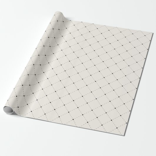 Diamond Luxury Pattern Wrapping Paper Cadeaupapier (Uitgerold)