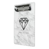 Diamond met Marmer Mini Klembord (Angled2)