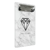Diamond met Marmer Mini Klembord (Schuin)