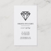 Diamond met Marmer Visitekaartje (Achterkant)