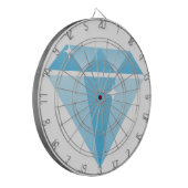 Diamond Metal Cage Dartboard Dartbord (Voorkant Links)