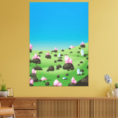 Diamond Mine Canvas Afdruk (Insitu (Woonkamer))