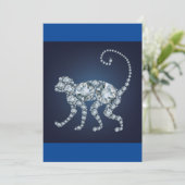 Diamond Monkey Kaart (Staand voorkant)