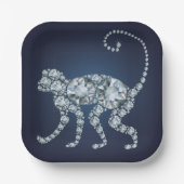 Diamond Monkey Papieren Bordje (Voorkant)