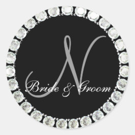Diamond monogram N aanpasbaar zegel