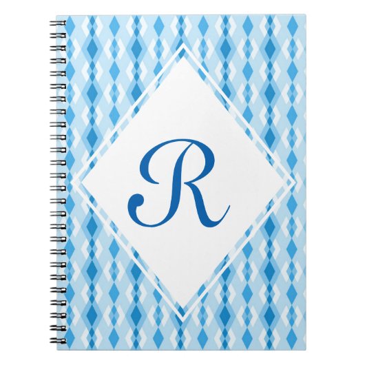 Diamond Monogram Notitieboek (Voorkant)