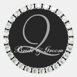 Diamond monogram Q aanpasbaar zegel