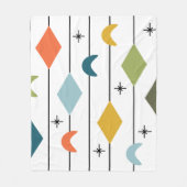 Diamond Moons Fleece Deken (Voorkant)