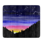 Diamond Night Cutting Board Snijplank (Voorkant)