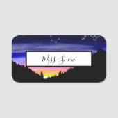 Diamond Night Name Tag (Voorkant)