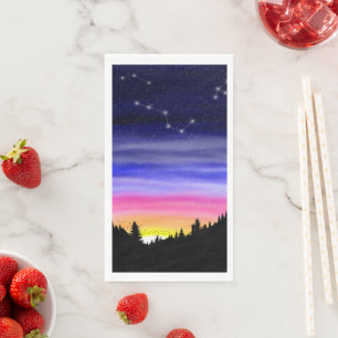 Diamond Night Paper Gastenhanddoeken Servet