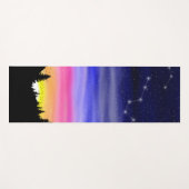 Diamond Night Yoga Mat (Voorkant (horizontaal))