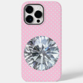 Diamond op roze Case-Mate iPhone case (Achterkant)