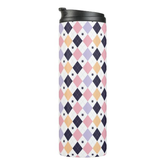 Diamond Paarse Roze met Spider Thermosbeker (Geroteerd rechts)