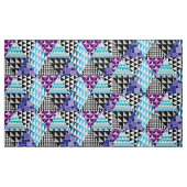 Diamond Patchwork Paars Stof (Fat Quarter)