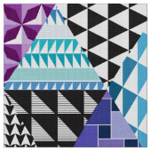 Diamond Patchwork Paars Stof (Close Up)