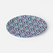 Diamond-patroon Papieren Bordje (Gekanteld)