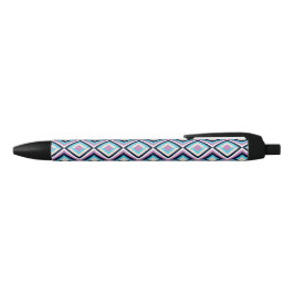 Diamond-patroon Zwarte Inkt Pen