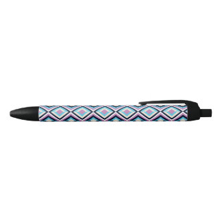 Diamond-patroon Zwarte Inkt Pen